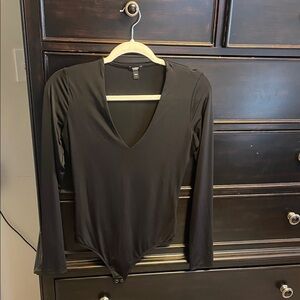 Black Long Sleeve Bodysuit